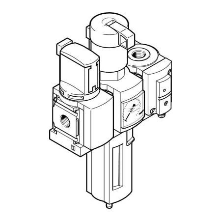 Festo Service Unit Combination MSB4-1/4:C3:J120:F12-WP MSB4-1/4:C3:J120:F12-WP